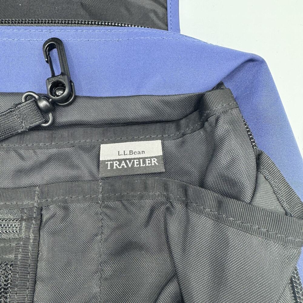LL Bean Blue Traveler Backpack - Picture 4 of 13